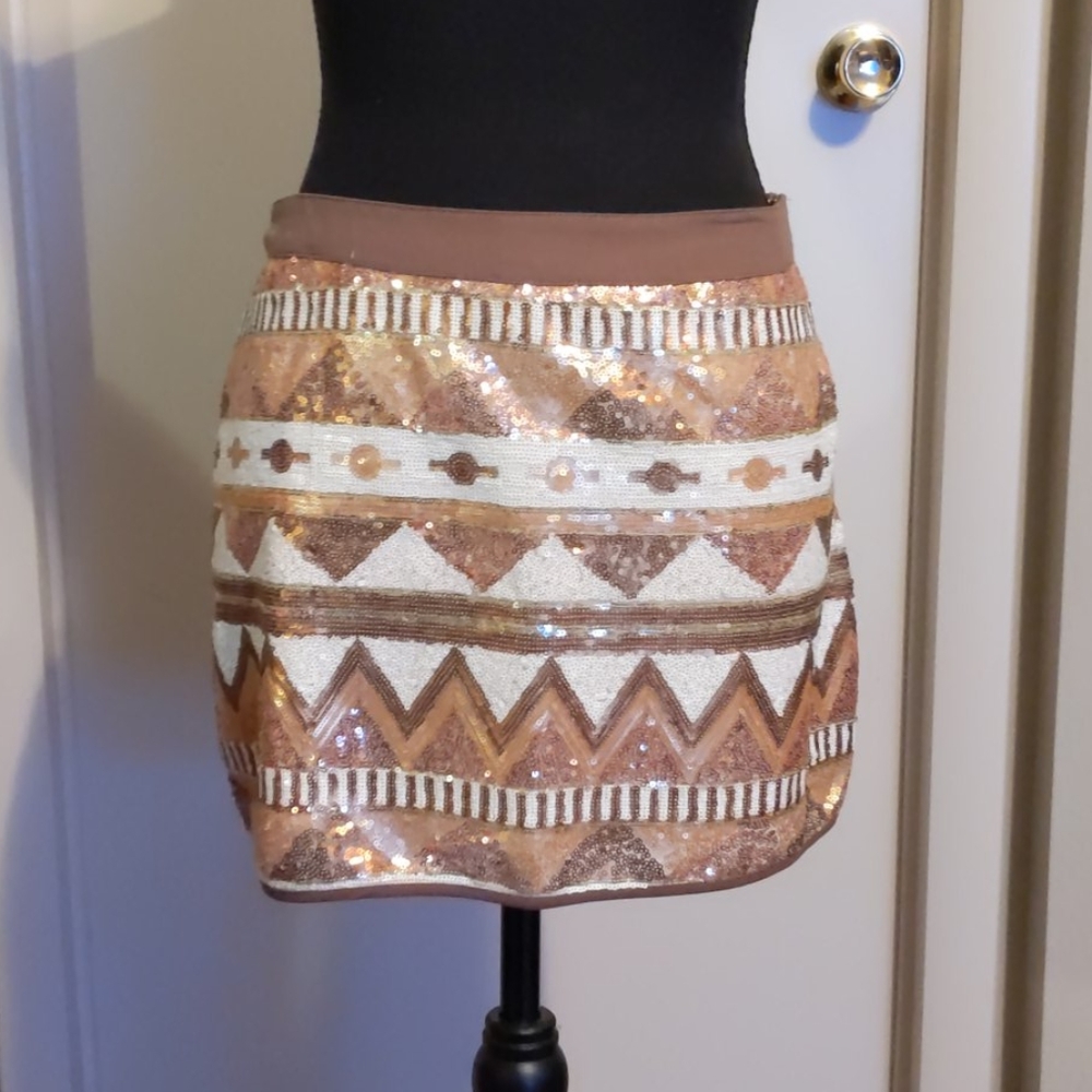 Sequin skirt
